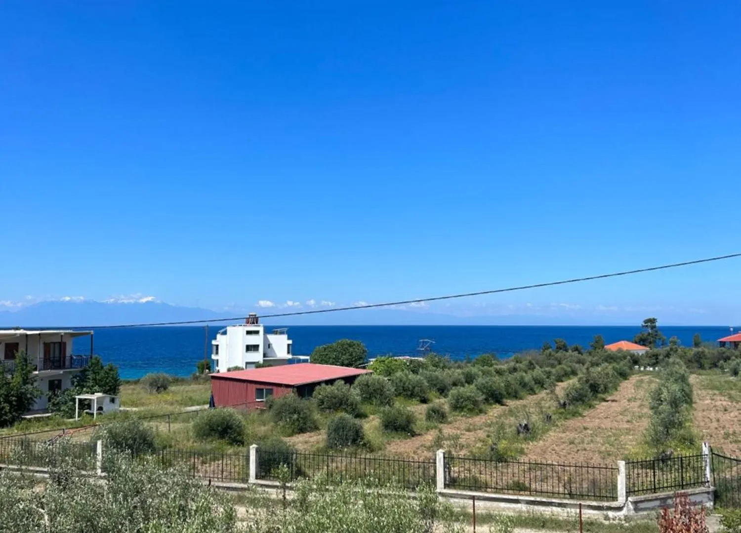 Villa Blanca With Sea View Near Sozopoli Greece