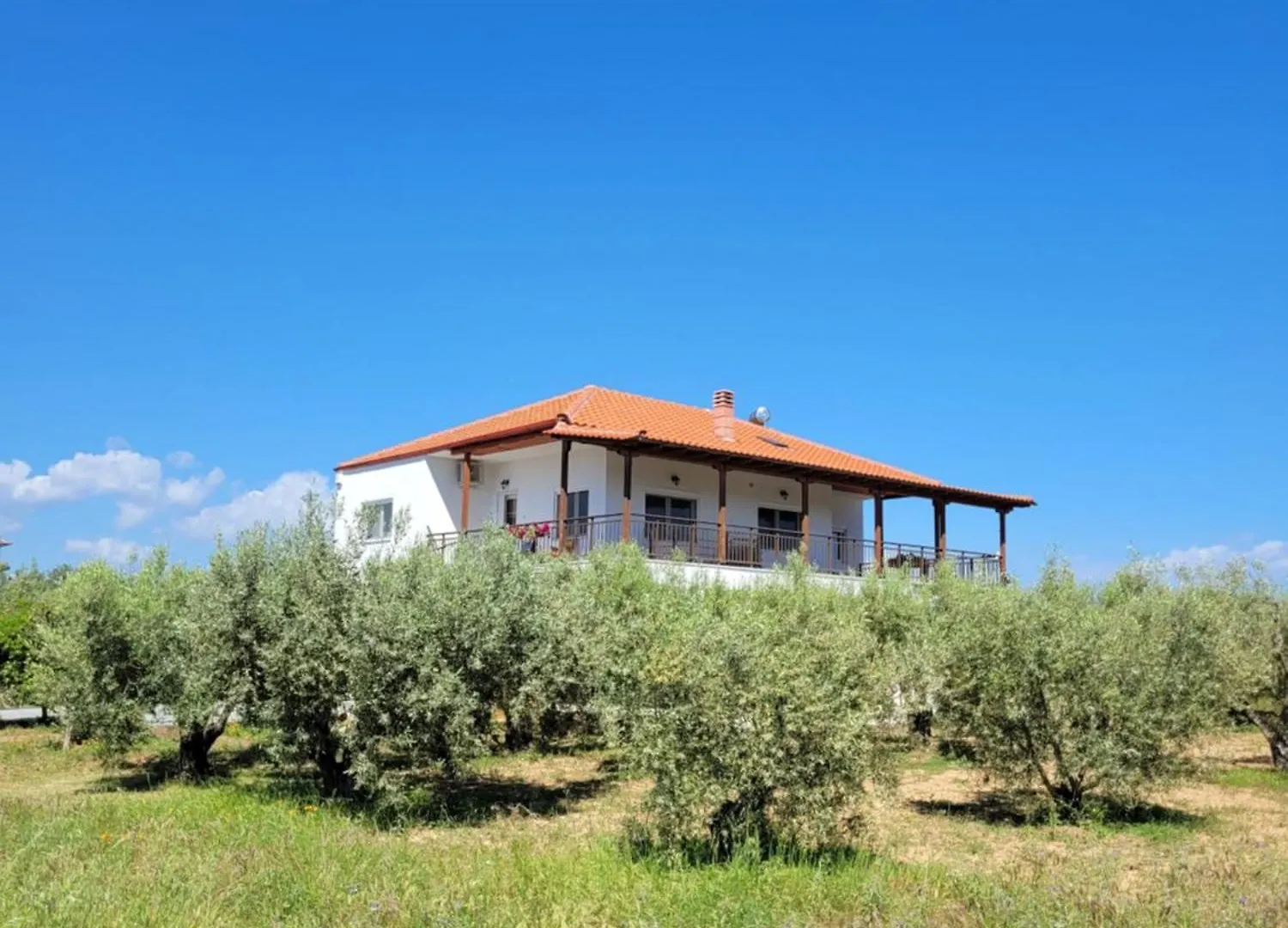 Villa Blanca With Sea View Near Sozopoli